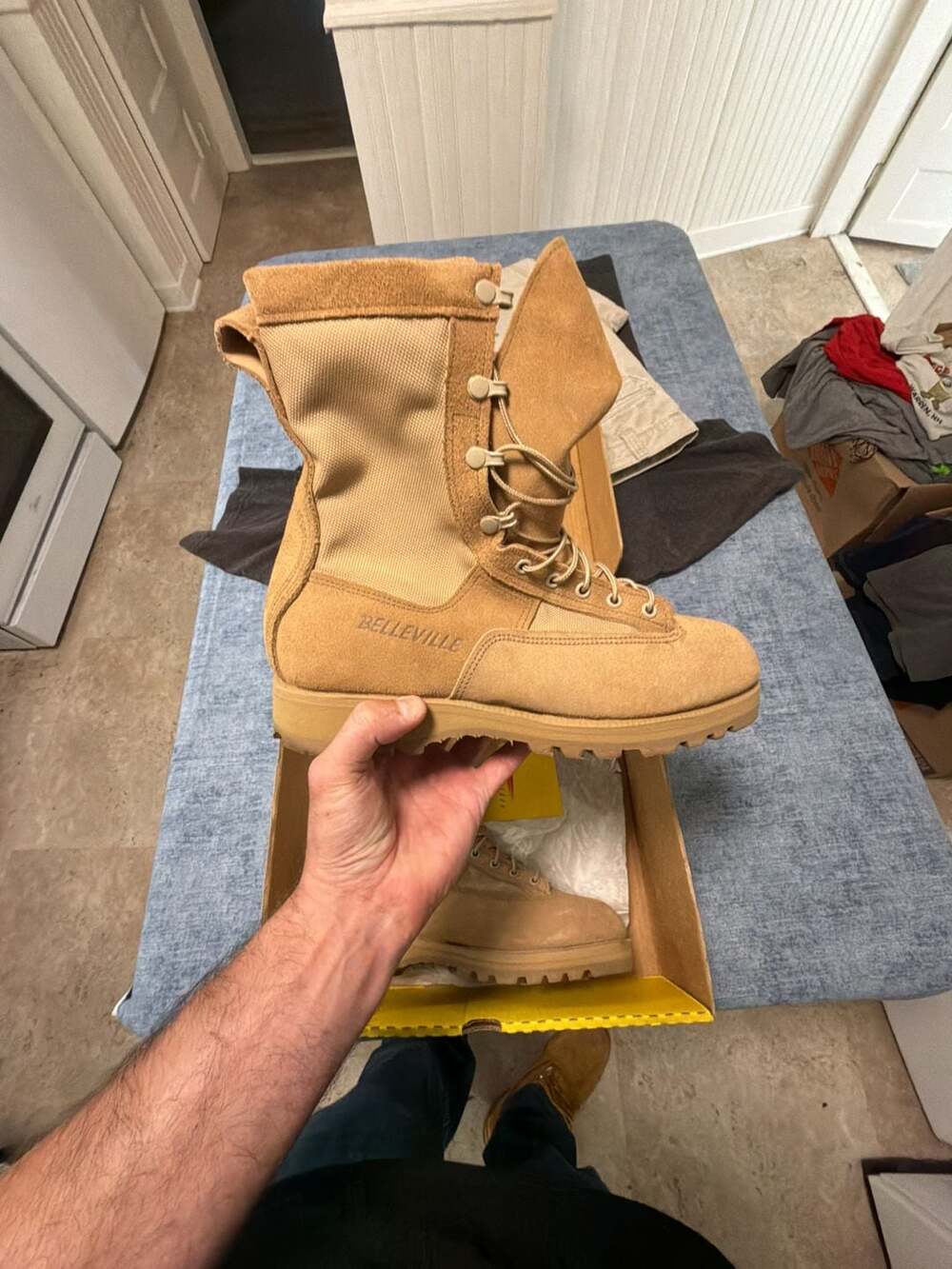 Belleville 790G Infantry Combat Boot Tan Gore-Tex Size 10.5W